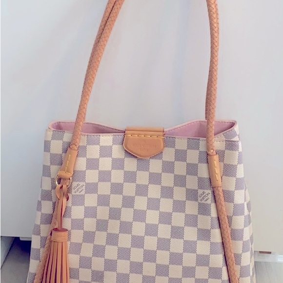 Authentic LOUIS VUITTON Damier Azur Propriano — NEARLY NEW CONDITION - Picture 4 of 13